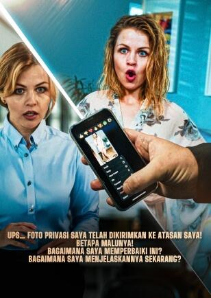 UPS… FOTO PRIVASI SAYA TELAH DIKIRIMKAN KE ATASAN SAYA! BETAPA MALUNYA! BAGAIMANA SAYA MEMPERBAIKI INI? BAGAIMANA SAYA MENJELASKANNYA SEKARANG?