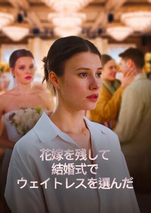 花嫁を残して結婚式でウェイトレスを選んだ