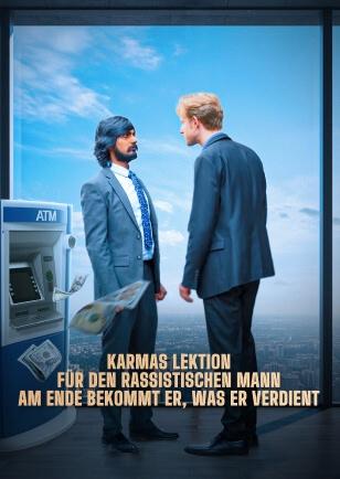 KARMAS LEKTION FÜR DEN RASSISTISCHEN MANN AM ENDE BEKOMMT ER, WAS ER VERDIENT