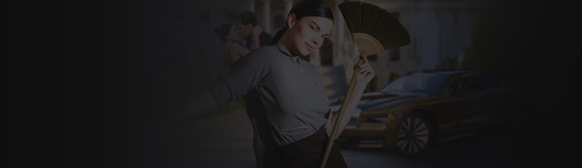 LA FEMME DE MÉNAGE SOUS COUVERTURE EST LA VRAIE CHEF !