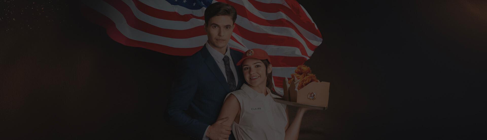 STUNNING WAITRESS BECOMES MR. PRESIDENT'S WIFE